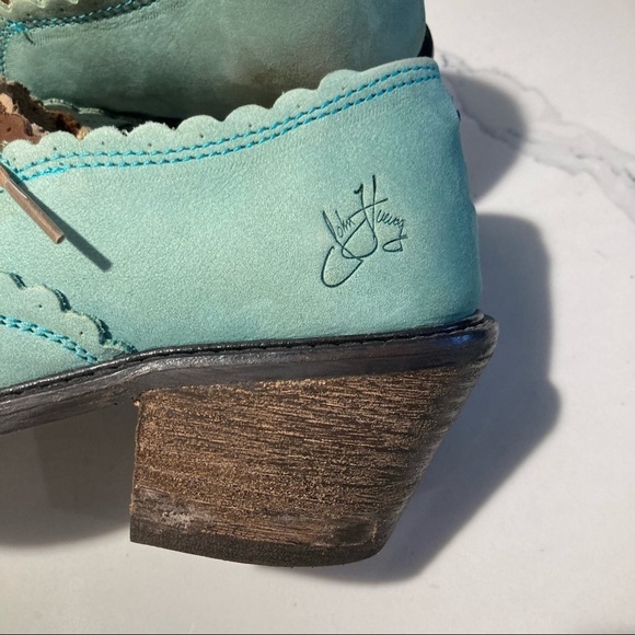 JOHN FLUEVOG Sz 7  Elise Adrianna Family Lace Up Nubuck Oxford Style Shoes - Picture 13 of 16